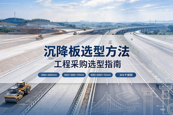 商南沉降板选择方法