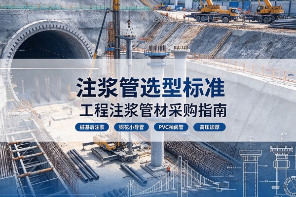 商南注浆管选型标准