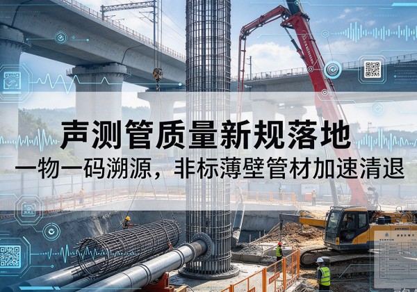 商南声测管质量新规落地，一物一码溯源，非标薄壁管材加速清退