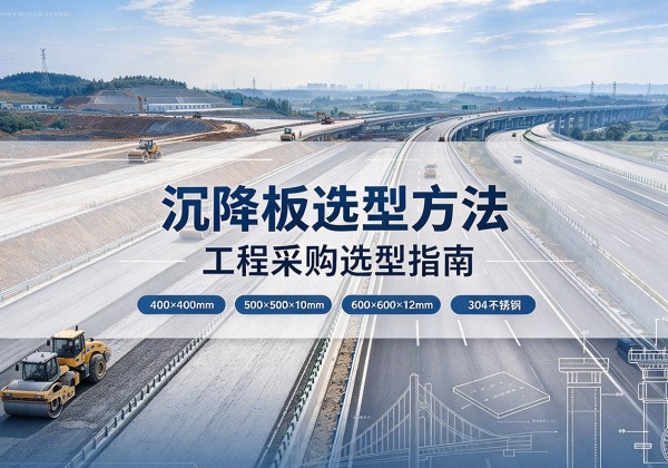 商南沉降板选择方法