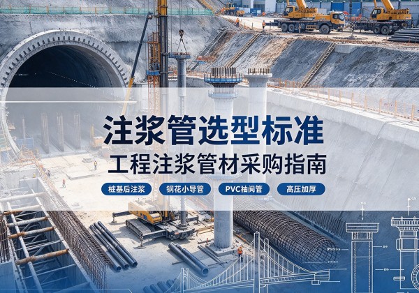 商南注浆管选型标准